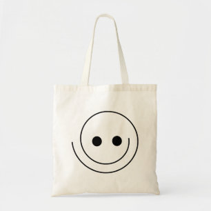 Smiley, happy, smiling tote bag