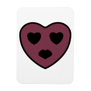 Smiley Heart - Pout Magnet