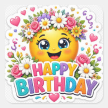 Smiley in Bloom – Colourful Emoji Flower Bouquet H