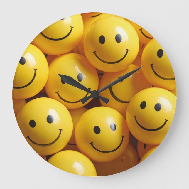 smiley large clock (Front)