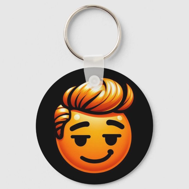 Smilin Donald Key Ring (Front)