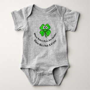 Smilin' Shamrock Irish Baby T-shirt Baby Bodysuit