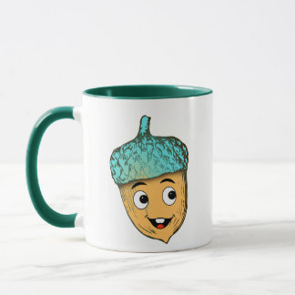 Smiling Acorn Forest Friend Mug