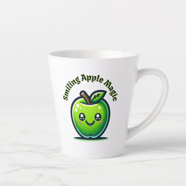 Smiling Apple Magic Latte Mug (Right)