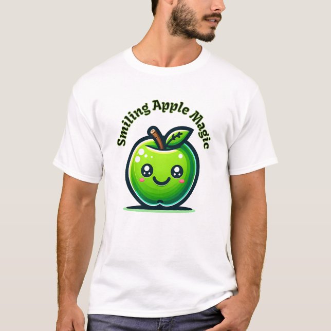 Smiling Apple Magic T-Shirt (Front)