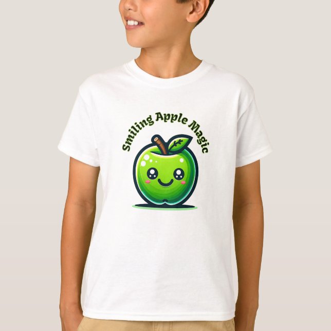Smiling Apple Magic T-Shirt (Front)