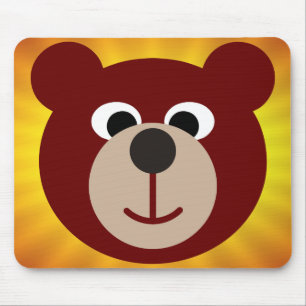 Smiling Bear Mouse Pad