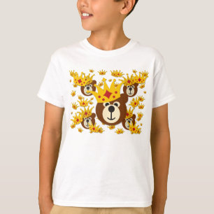 Smiling Bear With Crown T-Shirt