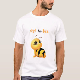 Smiling Bee Baby Shower Dad To Be T-Shirt