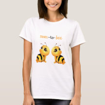  Smiling Bee Baby Shower Mum To Be T-Shirt