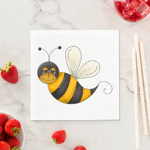 Smiling Bee Napkin