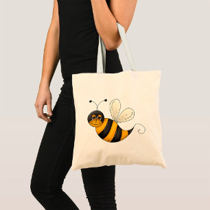 Smiling Bee Tote Bag