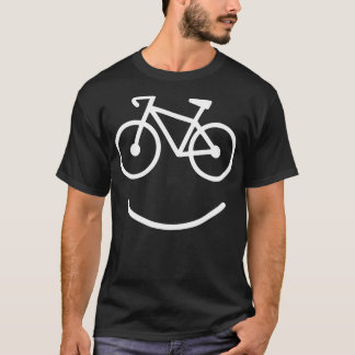Smiling Bike Riding Rider Bicycle Funny Cycling Cy T-Shirt