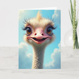 Smiling Bird Fathers Day Card