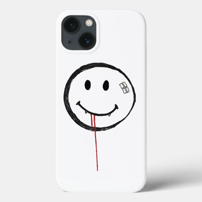 Smiling Bloody Vampire Case-Mate iPhone Case (Back)