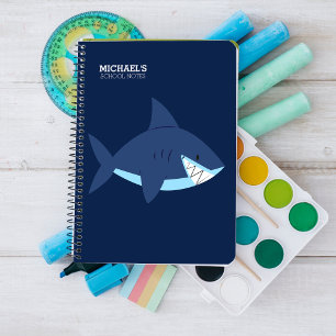 Smiling Blue Shark Notebook