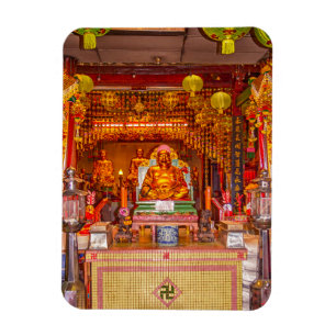 Smiling buddha in Chinese Temple, Bangkok Magnet