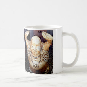 smiling buddha mug