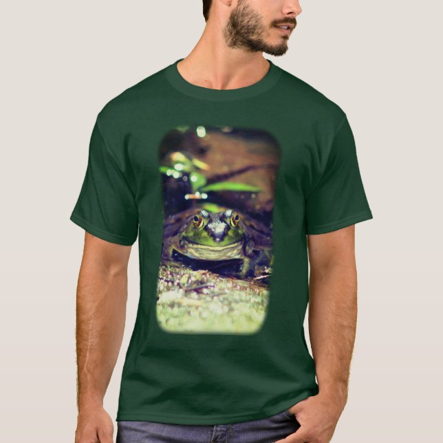 Smiling Bullfrog Nature  T-Shirt (Front)