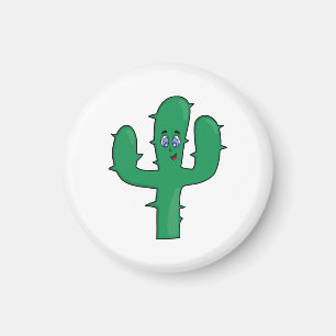 Smiling Cactus Magnet