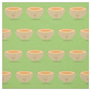 Smiling Cantaloupe Fabric