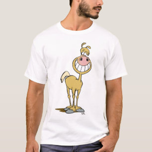 Smiling cartoon horse T-shirt