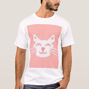 Smiling Cat Face T-Shirt