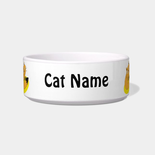Smiling Cat Pet Bowl (Front)