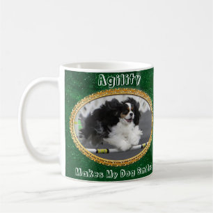 Smiling Cavalier Agility Dog Mug