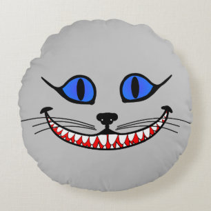 SMILING CHESHIRE CAT DOLL ROUND PILLOW