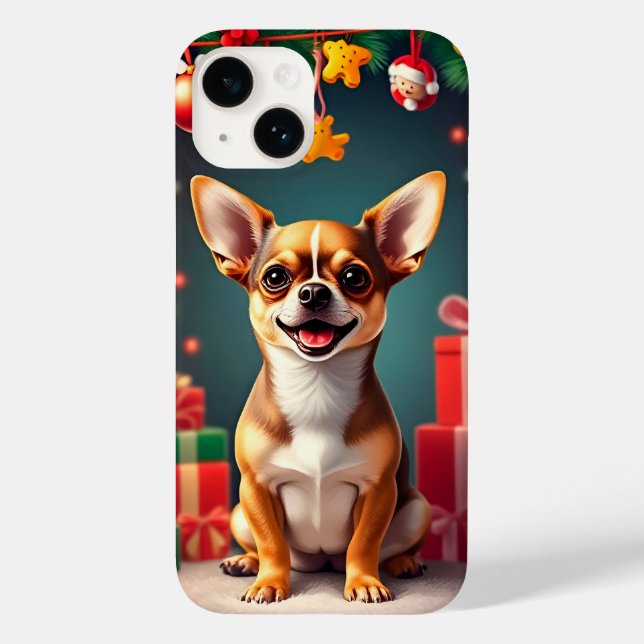 Smiling Chihuahua Dog Case-Mate iPhone Case (Back)