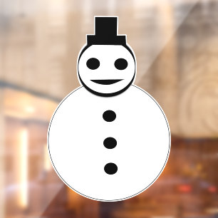 Smiling Christmas Snowman