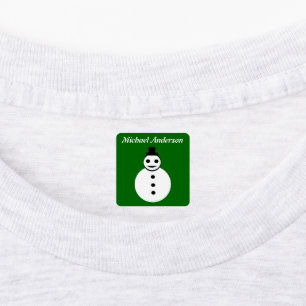 Smiling Christmas Snowman Custom