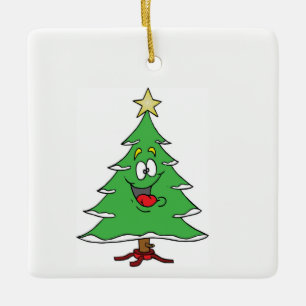 **SMILING CHRISTMAS TREE** CHRISTMAS ORNAMENT