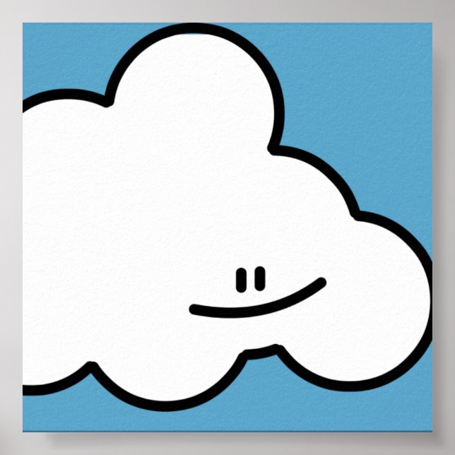 Smiling Cloud Print (Front)