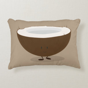 Smiling Coconut Decorative Cushion