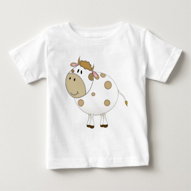Smiling Cow Baby T-Shirt (Front)
