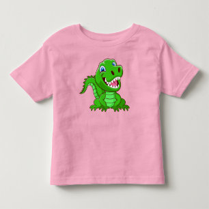 Smiling Crocodile Cartoon-64836 Toddler T-Shirt