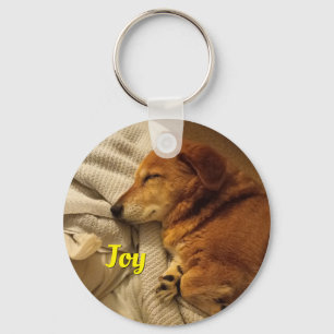 Smiling Dog Keychain