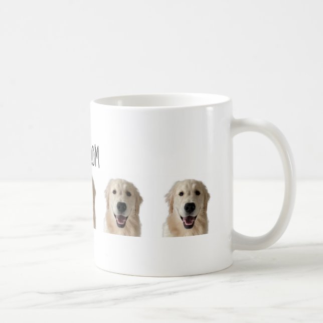 Smiling Dog Mug for Dog Moms (Right)