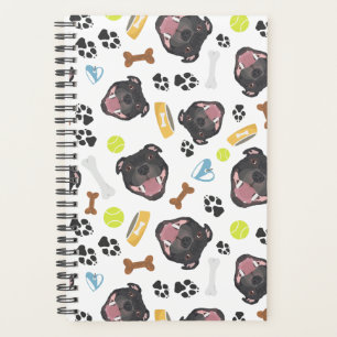 Smiling Dog Staffordshire Bull Terrier Planner