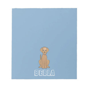 Smiling Dogs Brown Dog Notepad