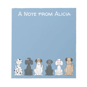 Smiling Dogs Notepad