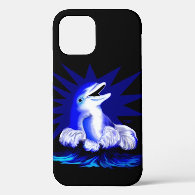 Smiling Dolphin Case-Mate iPhone Case (Back)