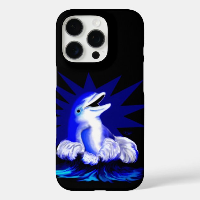 Smiling Dolphin Case-Mate iPhone Case (Back)