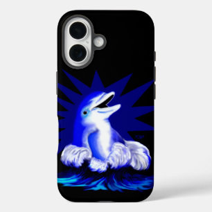 Smiling Dolphin iPhone 16 Case