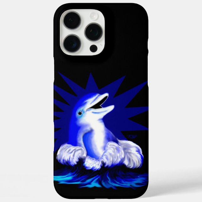 Smiling Dolphin Case-Mate iPhone Case (Back)