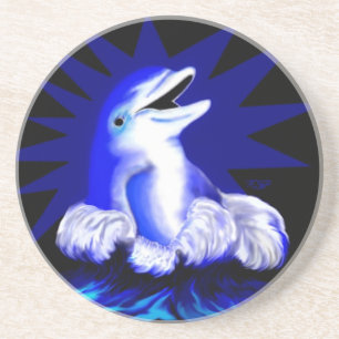 Smiling Dolphin Coaster