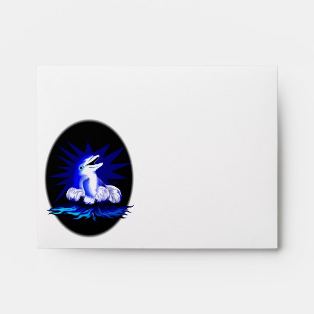 Smiling Dolphin Envelopes (Front)