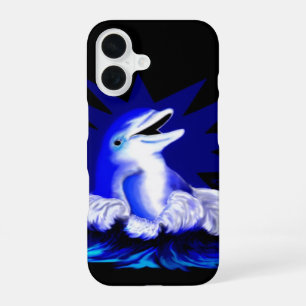 Smiling Dolphin iPhone 16 Case